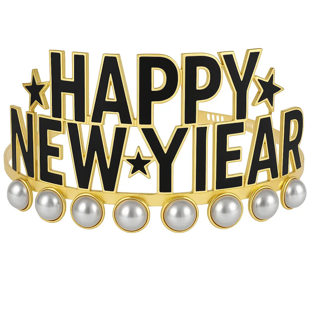 Glamorous New Year's Eve Pearl Tiara