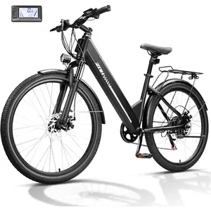 ZNH 750W Peak Electric Bike for Adult,26" Tires 50Miles Range City Commuting Ebike,48V 624Wh Removable Battery,20MPH,7-Speed