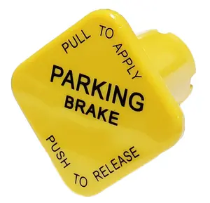 Yellow Parking Brake Control Knob | MV-3 Dash Valve Compatible | Replacement Bendix 298818