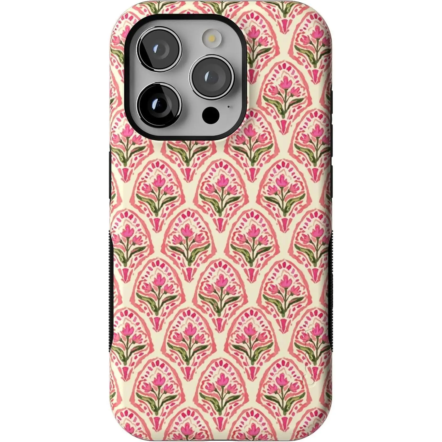 Casely iPhone 15 Pro Case | Jenna Palek x Casely | Tulip Tapestry | Bold Protective Design | Compatible with MagSafe