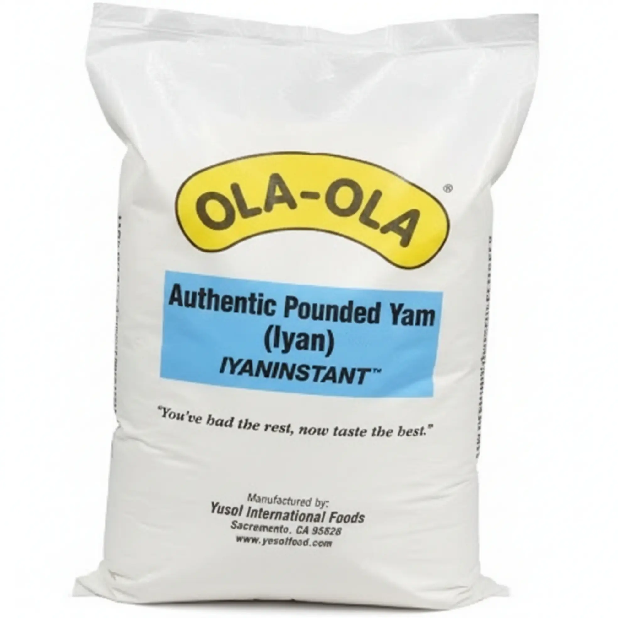 Ola-Ola Authentic Pounded Yam Flour (Iyan Instant), 18.5 lb