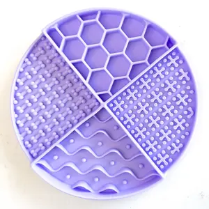 Silicone Lick Mat – Slow Feeder | 4 texture Puzzle Feeder for Dogs and Cats