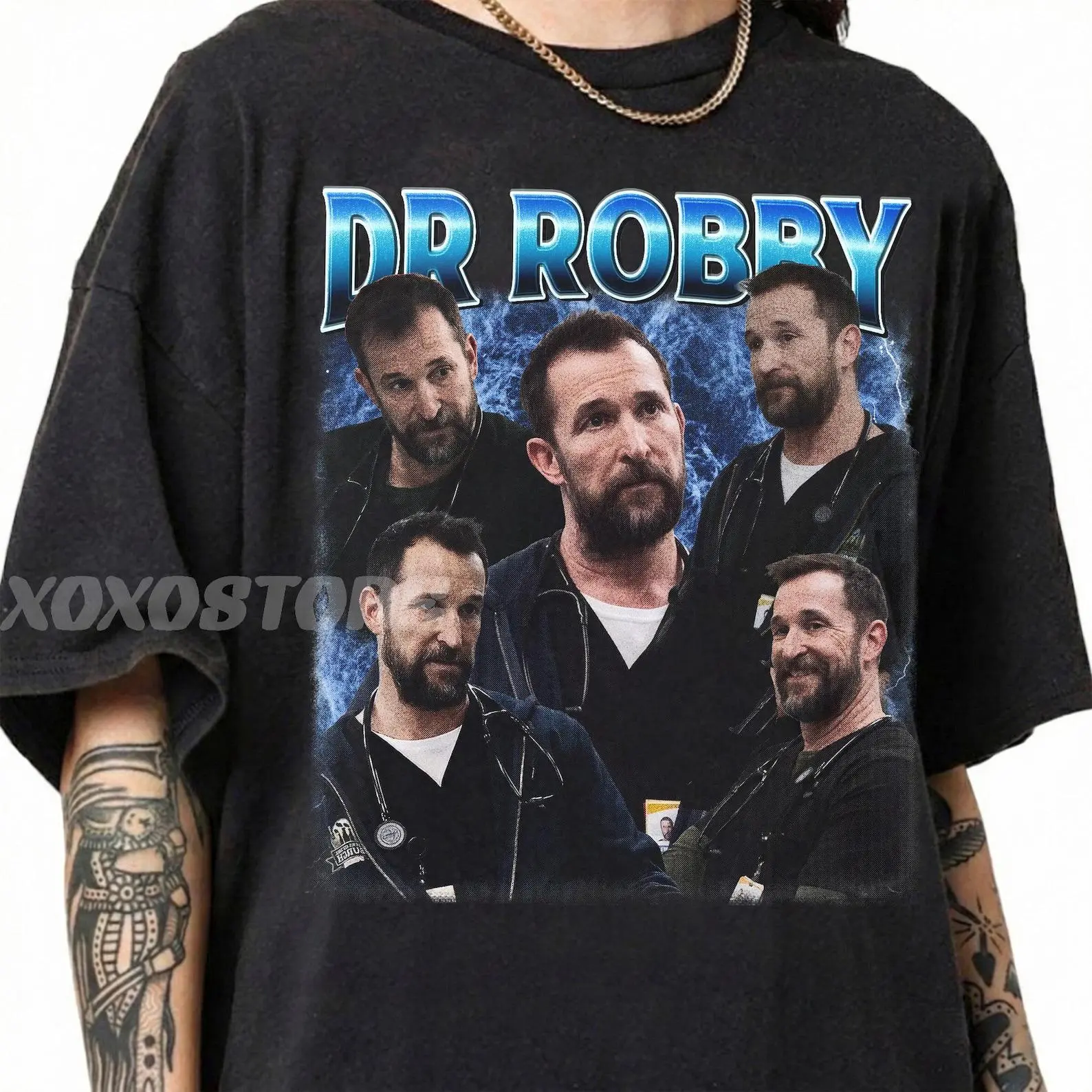 Vintage Dr. Robby 90s Shirt, The Pitt TV Show Merch, Emergency Room Doctor Graphic Shirt