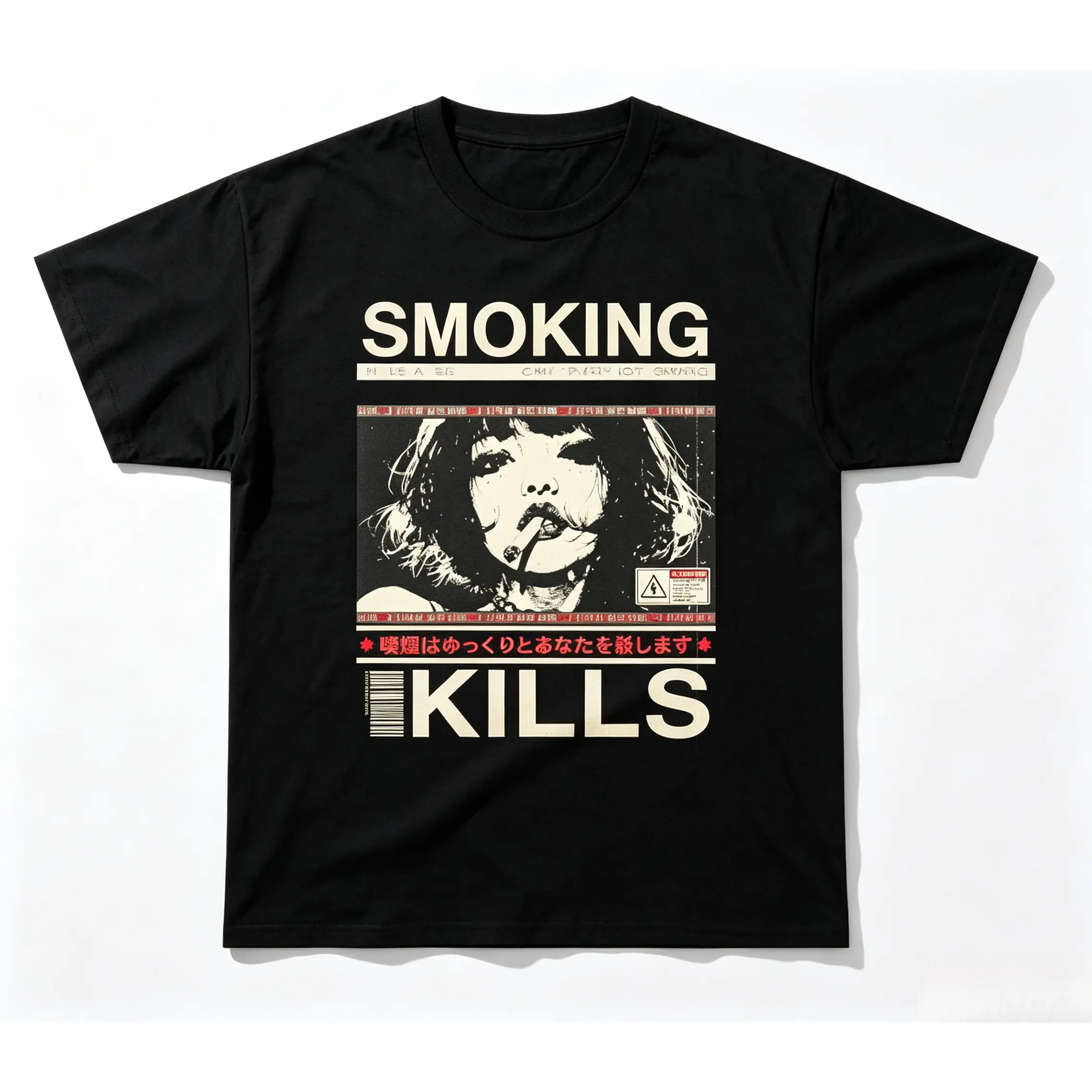 Men's Retro Manga Graphic Print T-Shirt - US Cotton, Cold Wash, Multi-Size, Perfect Fit Tee
