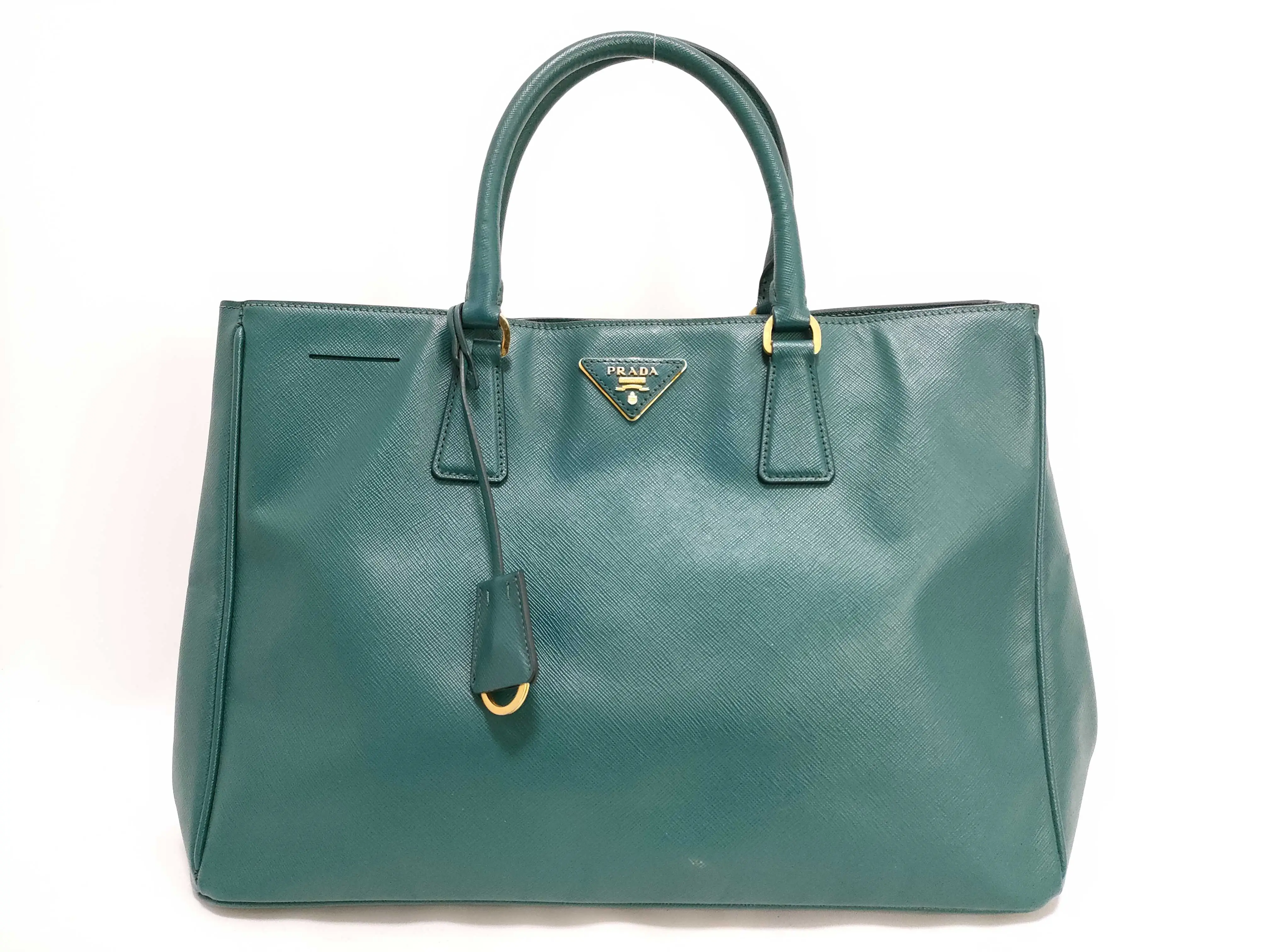 Pre-owned PRADA PVC Shoulder Bags Galleria Saffiano Tote Bag