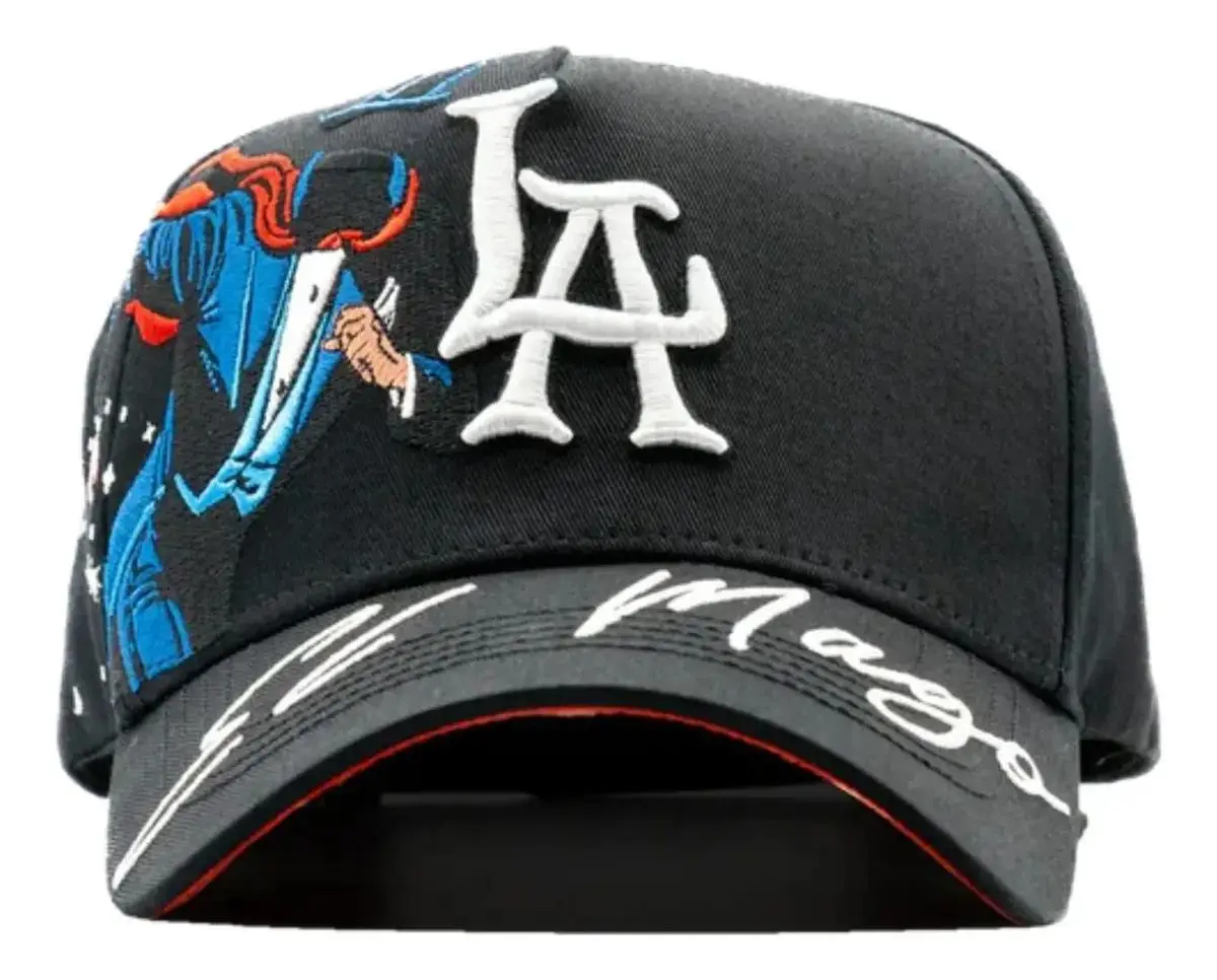Premium Black Cap, Dandy Hats El Mago Los Angeles Style