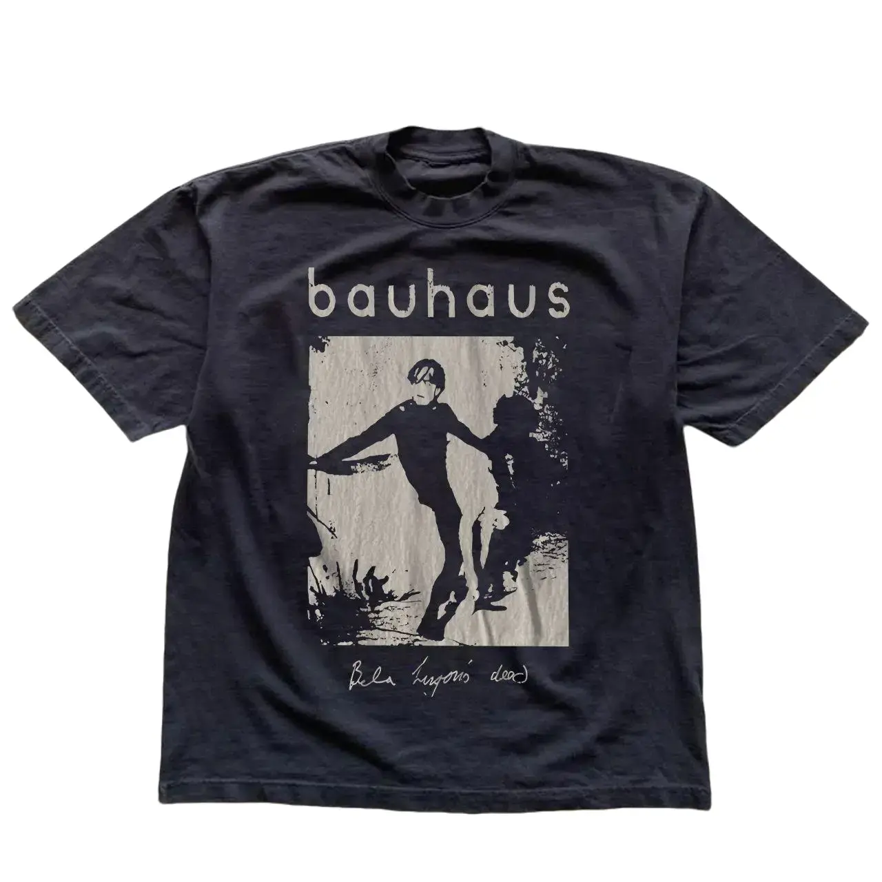 Bauhaus Bela Lugosi's Dead Graphic T-Shirt, Unisex Cotton Tee, Vintage Gothic Rock Band Shirt, Retro Post-Punk Music Graphic Tee, Music Lover Gift