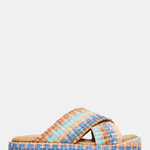 Steve Madden Tulum Raffia Multi