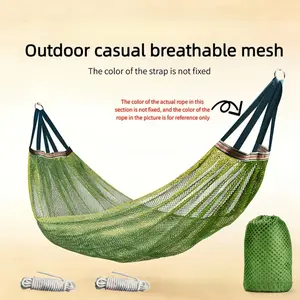 Outdoor Hammock, Durable Portable Hammock, Durable Thickened Nylon Hammock, Multifunctional Hammock for Garden, Beach and Relaxation, Outdoor Hanging Bed