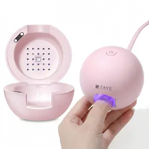 TAYE Magnetic Cat-Eye Nail Lamp, Instant Cat-Eye Effect, Fast Curing, 45W UV/LED Nail Lamp, Beginner-Friendly, Type-C Charging-Perfect for DIY Gel Polish and Acrylic Gel Manicures at Home. Cable Required. #SummerVibes #OutdoorFun
