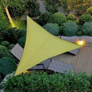 Extra Large Outdoor Triangle Canopy, Folding Sunshade Sail for Patio/balcony, Landscape Rain Shelter, Ideal for Garden/outdoor Activities