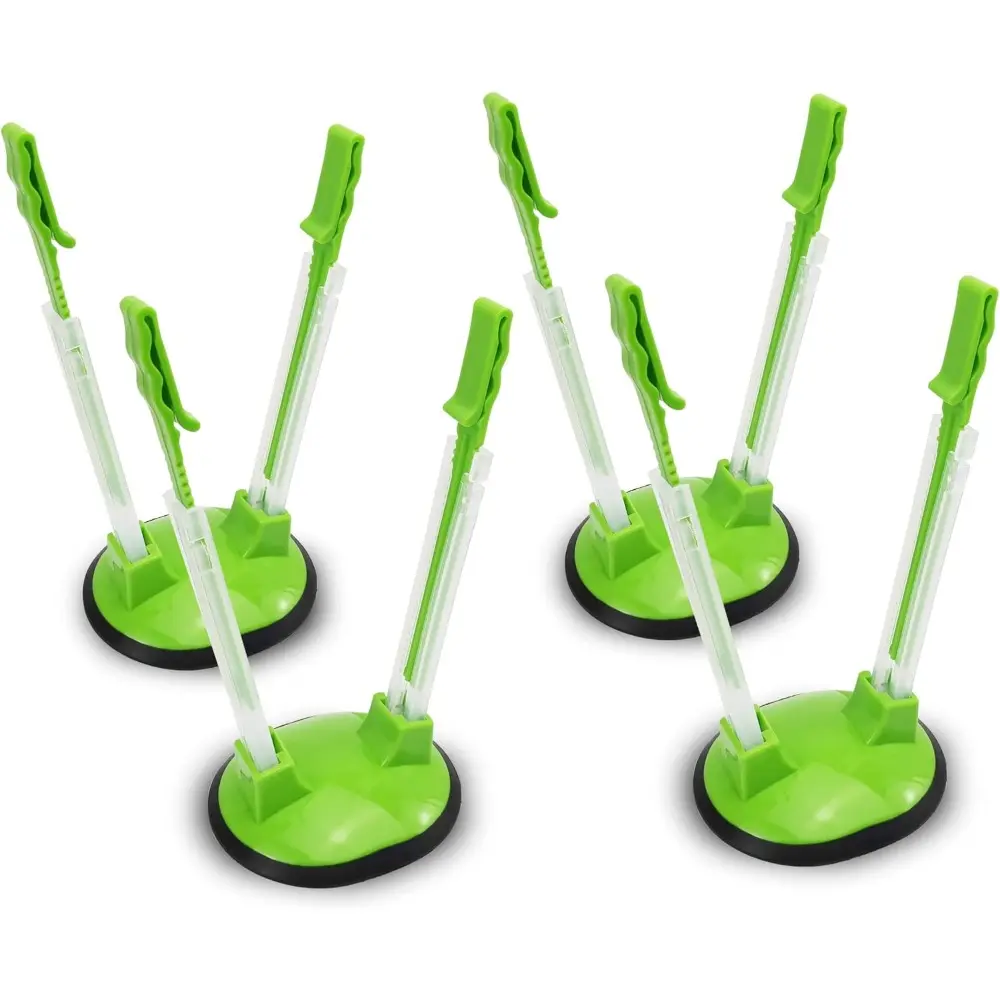 Baggy Rack Holder for Food Prep Bags, Plastic Freezer Bags, Ziplock Bags-Meal Planning/Prep Bag Holders, 4 Pack
