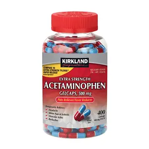 Acetaminophen 500mg, Extra Strength Rapid Release, 400 Gelcaps