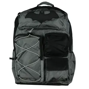 DC Comics Batman Backpack Bat Symbol Utility Tech Laptop School Bag 16"