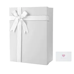 Premium Gift Boxes with Lids for Presents, Large Gift Boxes for Wrapping Gifts, 9.72'x7.09'x3.35' Gift Boxes for Robe, Sweater, Shirt and Christams Gift