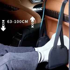 Foot Hammock for Plane Travel Portable Feet Hammock for Airplane Lightweight Car Back Seat Accessories Travel Supplies Flight NONE