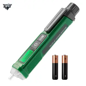 TN-213 Voltage Tester Non-Contact Voltage Detector Electrical Tester, AC 12V-/70V-1000V Dual-Range, LCD Display in Percentage, Buzzer Alarm, Live Wire Test, Wire Breakpoint Finder - Green
