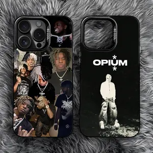 O-Opium Ken Carson Phone Case For iPhone17, 16,15,14,13,12,11,Pro,Max,Plus,Mini,SE Anti Fall Black Matte Hard Bumper