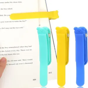 3-Pack Smart Silicone Bookmarks for Reading – Perfect for Men, Women, & Kids | Blue, Yellow, Turquoise – Ideal Book Lover Accessories