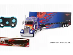 R/C Optimus Hot Truck Trailer 1:26 Scale Lights and Sound Radio Control