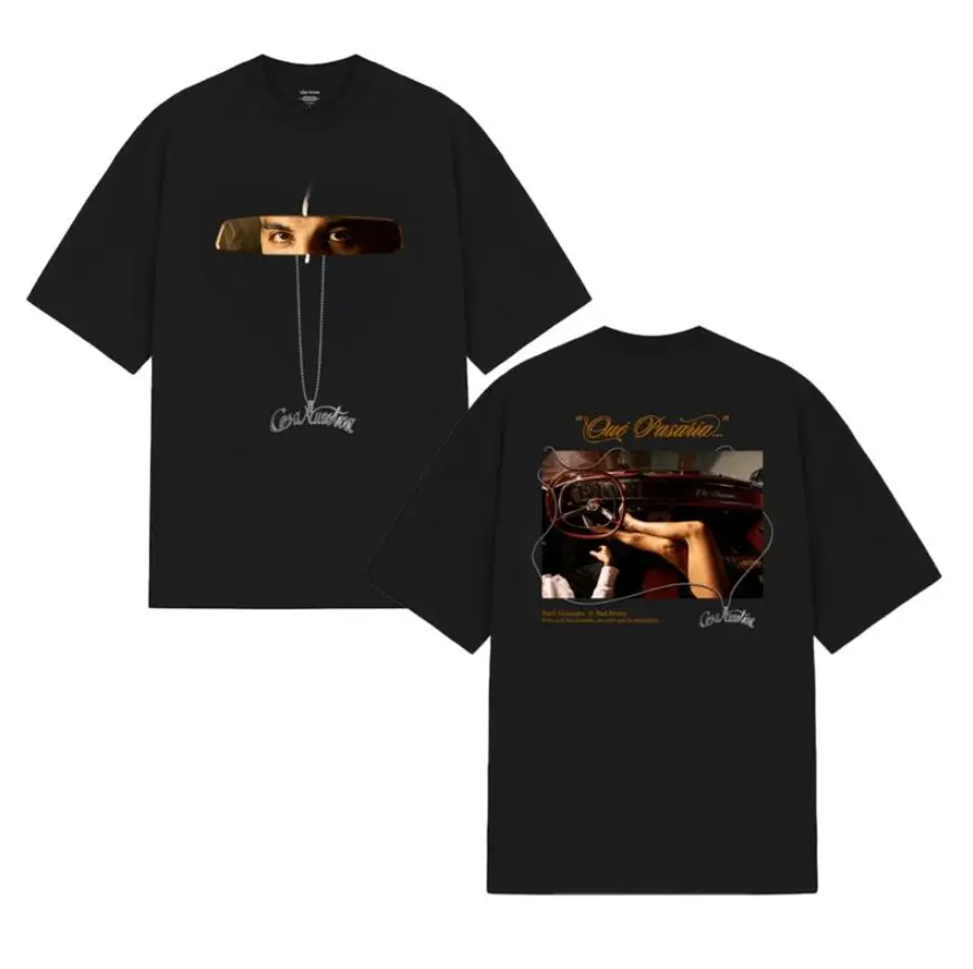 Alejandro Concert 2025 Fan 2 sides T-shirt, Vintage Y2K Graphic Tee, Rauw Cosa Nuestra Cotton Shirt, Streetwear Casual, Summer Style