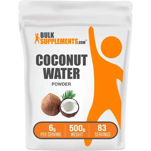 BulkSupplements Coconut Water Powder - Edible Rehydration Powder, Natural Flavors, Powdered Beverage Mix - 500g, 6g per Serving