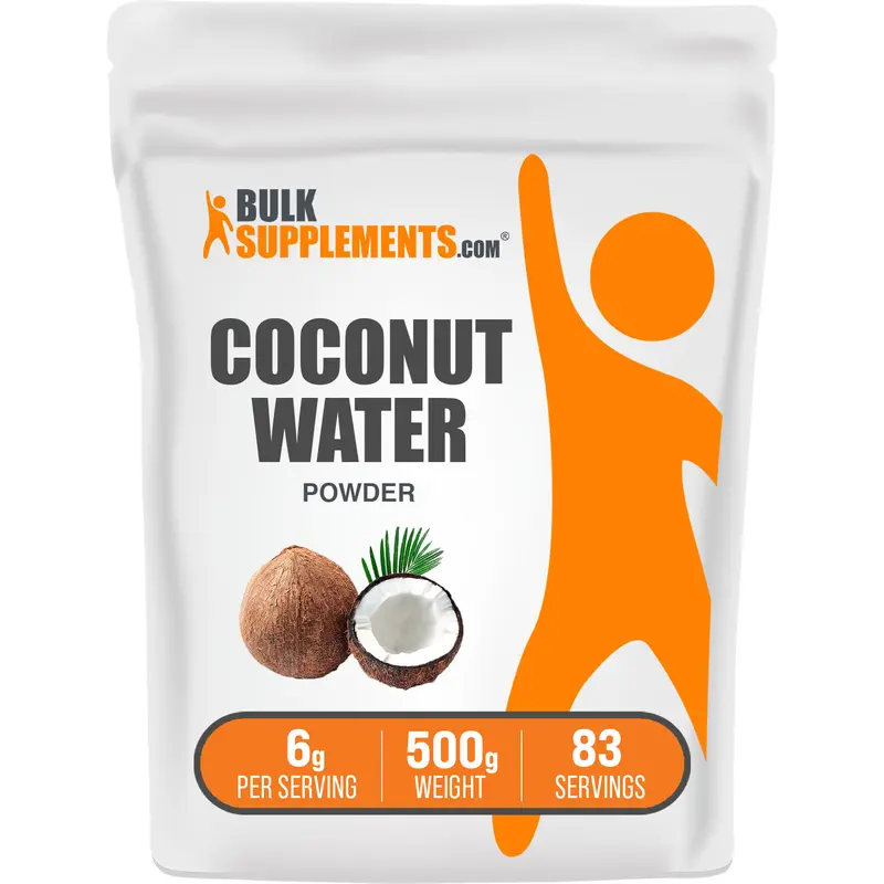 BulkSupplements Coconut Water Powder - Edible Rehydration Powder, Natural Flavors, Powdered Beverage Mix - 500g, 6g per Serving