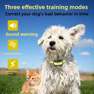 Wireless Remote Dog Training Collar - Multi - Color Anti Barking Collar Rechargeable Pet Control Device for Effective Obedience Training