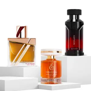 Oud Café Club by Embarouge | Perfume Combo Gift Set | 3×100 ml | Oud Studio, Midnight Mirage & Monark | Long Lasting Eau De Parfum | Vegan & Cruelty Free