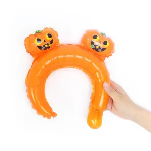 Halloween Hoop Cartoon Aluminum Balloon Balloon Festival Party Children's Toys Cosplay Headband Balloons