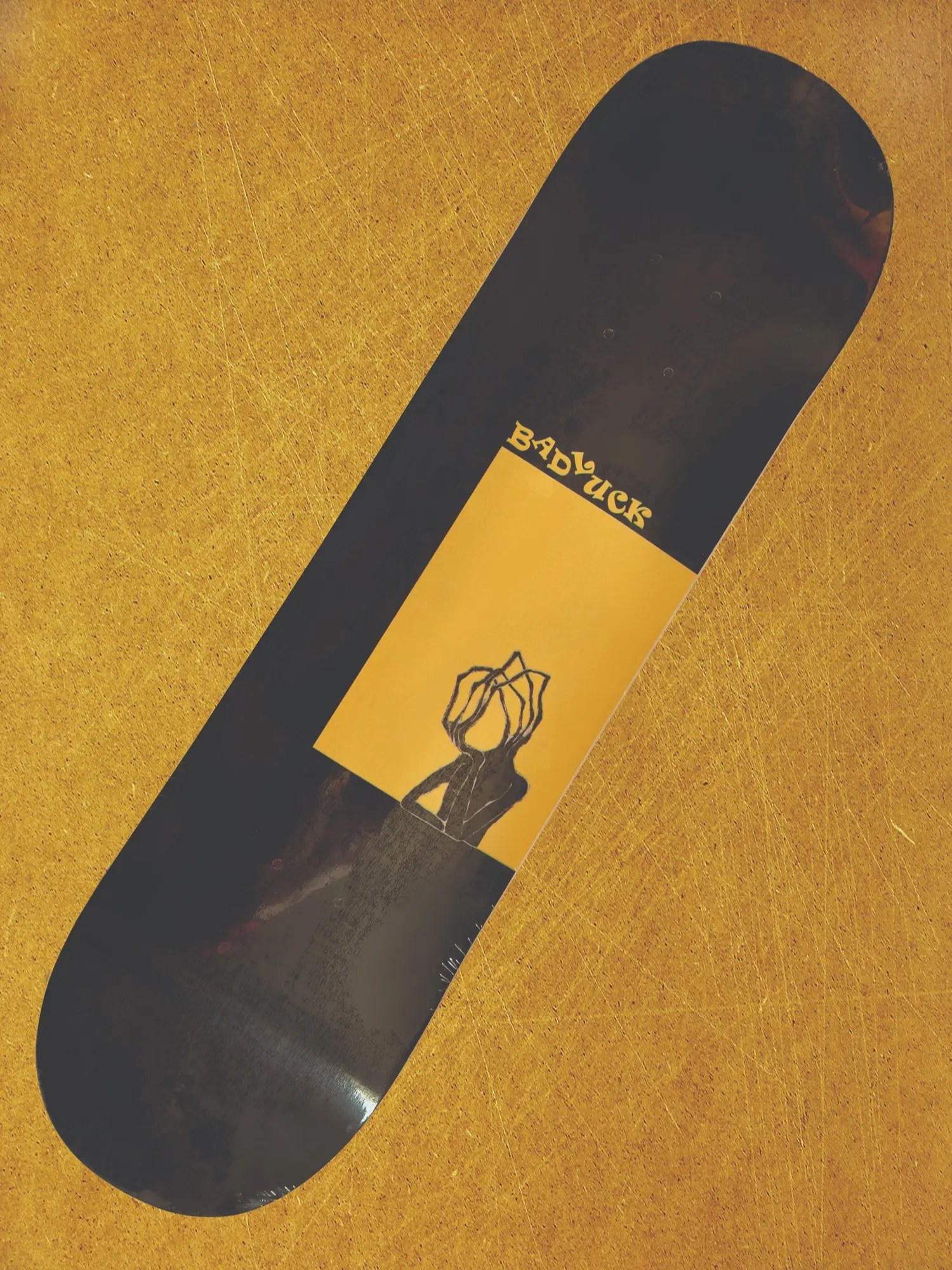 High-Quality Bad Luck Skateboard Deck with Unique Design