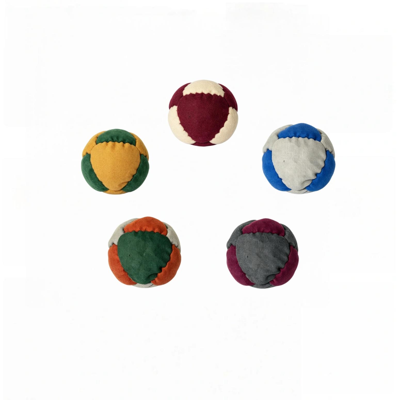 Colorful Plush Hacky Sack Footbags, Soft Durable Kick Balls for Kids Adults, Perfect for Outdoor Camping, Backyard Games, Improve Balance and Coordination