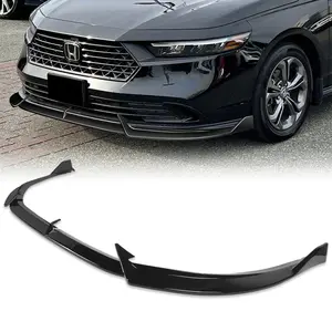 GT-Style Front Bumper Lip Body Kit Spoiler Compatible with 2023 - 2024 Honda Accord 4DR/Sedan Bumper