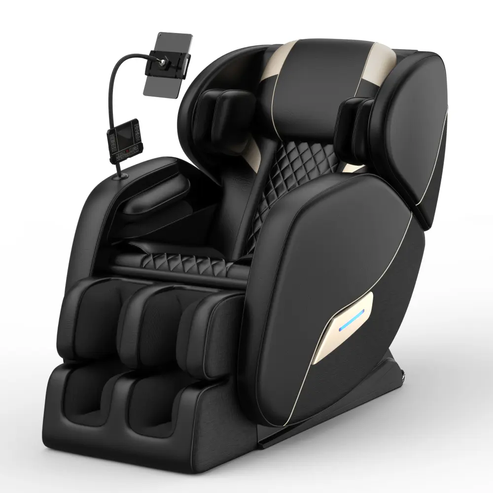 Full Body Massage Recliner Chair with 0 Gravity, Adjustable Air Pressure, Bluetooth Connectivity and Heart Health Support, Heating, Automatic Modes