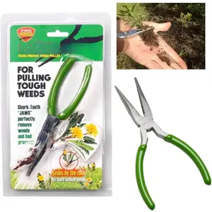 The  Sharktooth Weed Puller Remover Weeding & Gardening Tool Weeder -Pull from The Root Easily!  Handheld Weeding Tool for Spring Summer Cleaning, for   Gardeners