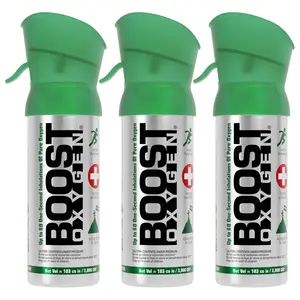 Boost Oxygen® Supplemental Oxygen | Discounted 3-Pack | Pocket-Size | Natural or Aromas