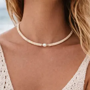 Ala Moana Pearl & Puka Shell Choker