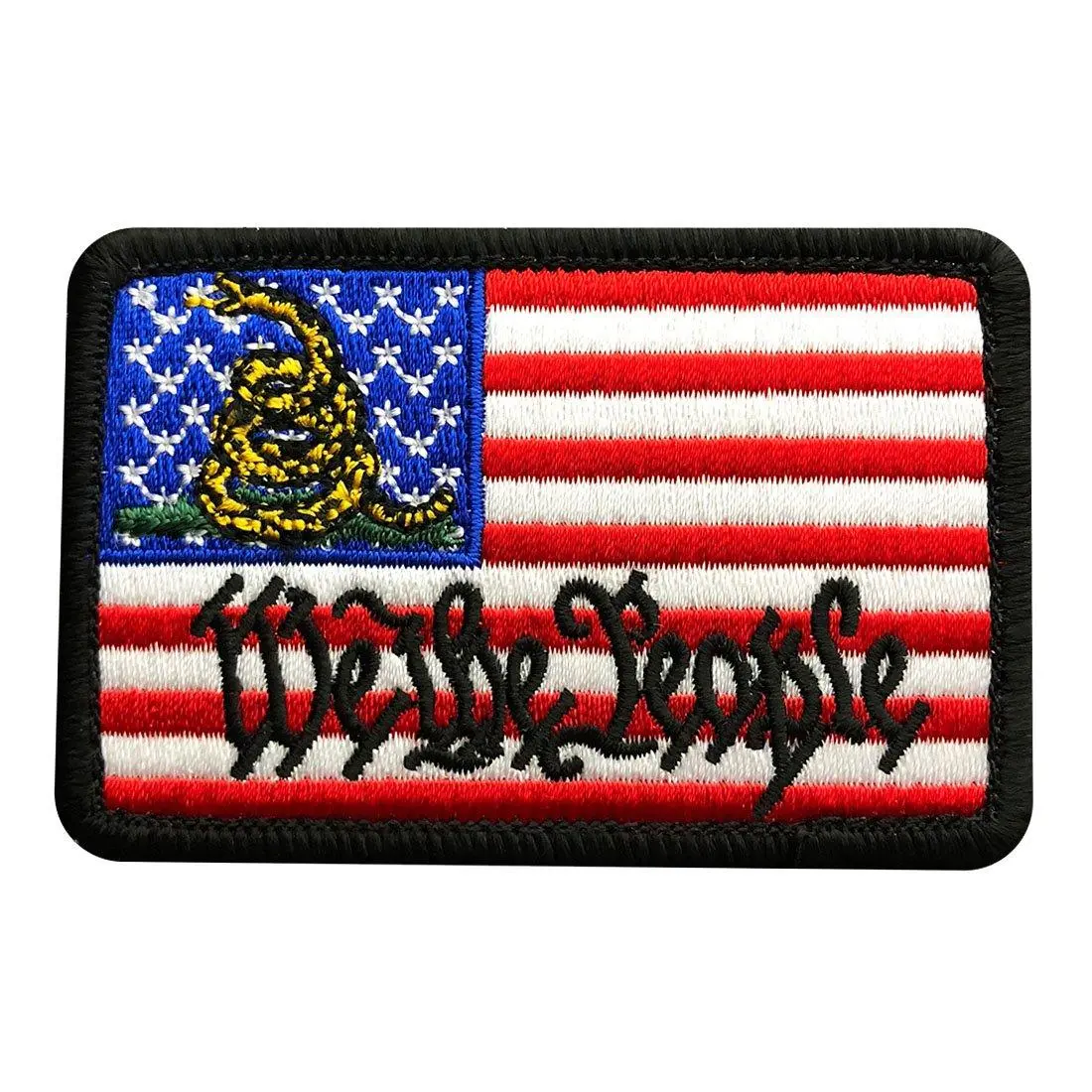 We The People USA Flag Gadsden Hook Patch (WTP1)