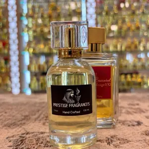 Rouge Five 4ty | Unisex | Airy Sweet Woody Notes Spun Sugar Cotton Candy Vibe with Metallic Saffron Undertone Elegant Sophisticated Perfume