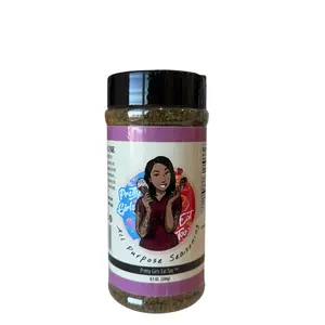 Jumbo Size Pretty Girls Eat Too Brand All-Purpose Seasoning 6.5oz Low Sodium Flavor Spice Blend Savory Herbs & Spices for Quick Meals & Gourmet Creations