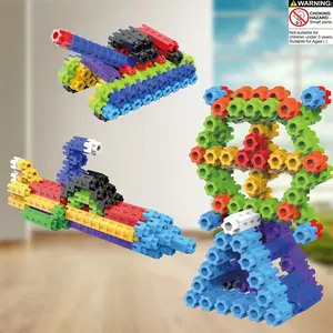 308 Piece Interlocking Building Block Toy Set, Stem Education Toys for Mind and Hand Skills, Suitable for Kids over 3 Years, Birthday and Holiday Gift