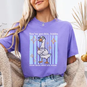 Retro Teacher Test Day Shirt, Teacher Testing Shirt, School Test Teacher Shirt, Silly Goose Teacher Tee