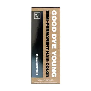 Good Dye Young Killswitch Semi-Permanent Hair Dye Blue-Based Metal Grey 16-24 Washes Vegan Cruelty-Free Hydrolyzed Rice Protein Sunflower Seed Oil
