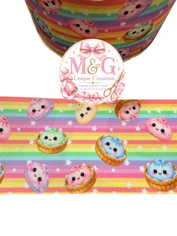 Glitter Dumplings 3” ribbon