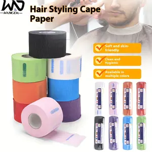 5 Pcs Disposable Hairdressing Neck Paper Salon Use Hair Dyeing Perming Waterproof Thick Anti Neck Protector for Barber Shop Spa Massage