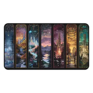 Scenes of Throne of Glass Deskmat Acotar Mouse Pad Cozy Gaming Desk Mat Anime Setup Mat