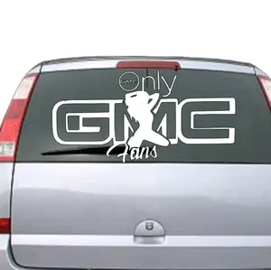 GMC Car Sticker, Decal - Durable 651 Vynals, Smooth Finish, Resistant to Water & Chems, Perfect for Any Chevy Car Fan