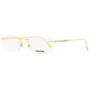 Longines Rimless Eyeglasses LG5001H 030 Gold 56mm