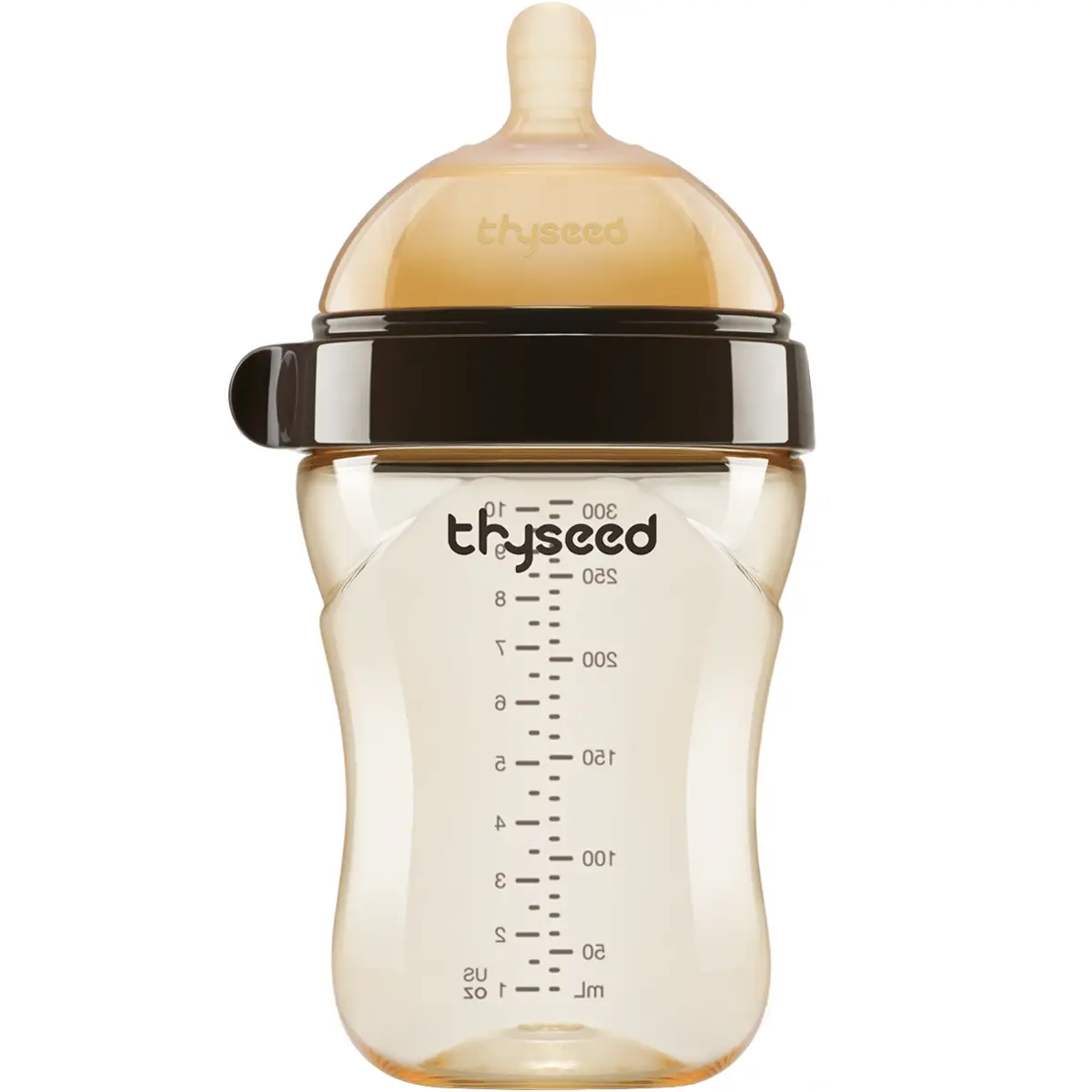 Thyseed Bottles for Breastfed Baby Who Refuses Bottle leakproof 10oz/300mL 0-3m 3-7 Months 7-10m 10m+