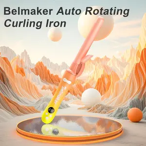 Colorful Rotating Curling Iron Ceramic Curling Iron Suitable for All Hair Types Ideal for Gifting